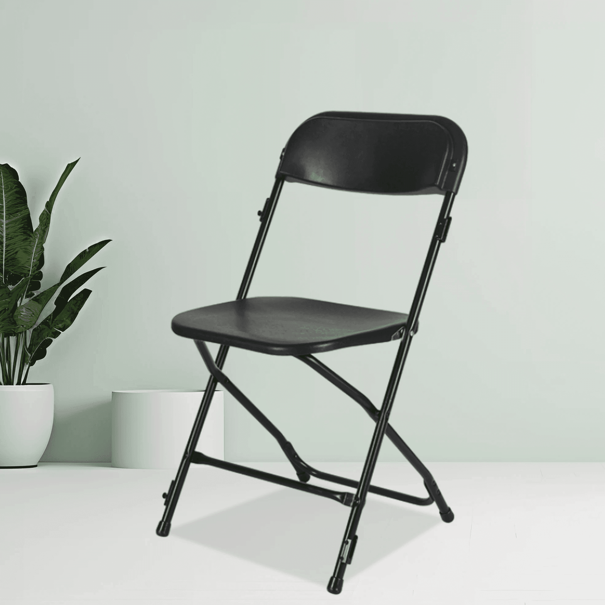 Dainty Black Plastic Chair